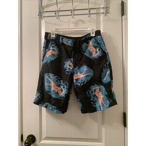 ROOBA Fashion Lady Swimming Print Swim Trunks Shorts Unlined Men's Size 32